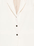 Blazer per donna Alysi bianco con texture a coste 165801 A5049 BURRO ALYSI 