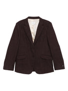 Blazer per donna ALYSI viola con motivo a quadri 165804 A5048 UV ALYSI 