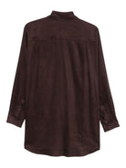 Camicia per donna ALYSI marrone con colletto classico 165814 A5042 CHOCO ALYSI 