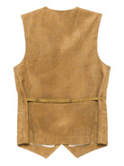Gilet per donna Alysi marrone con texture a coste 165844 A5220 OZ ALYSI 