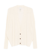 Cardigan per donna ALYSI bianco con scollo a V 265414 A5034 MERIN ALYSI 