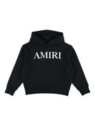 Felpa con cappuccio per bambino Amiri Kids nero con logo AKJYHD1009 001 AMIRI KIDS 