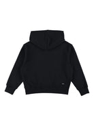 Felpa con cappuccio per bambino Amiri Kids nero con logo AKJYHD1009 001 AMIRI KIDS 