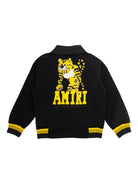 Giacca per bambino Amiri Kids blu con ricamo Tiger AKOUBN1001 508 AMIRI KIDS 