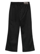Pantaloni per bambino Amiri Kids neri con righe laterali AKPATP1003 001 AMIRI KIDS 
