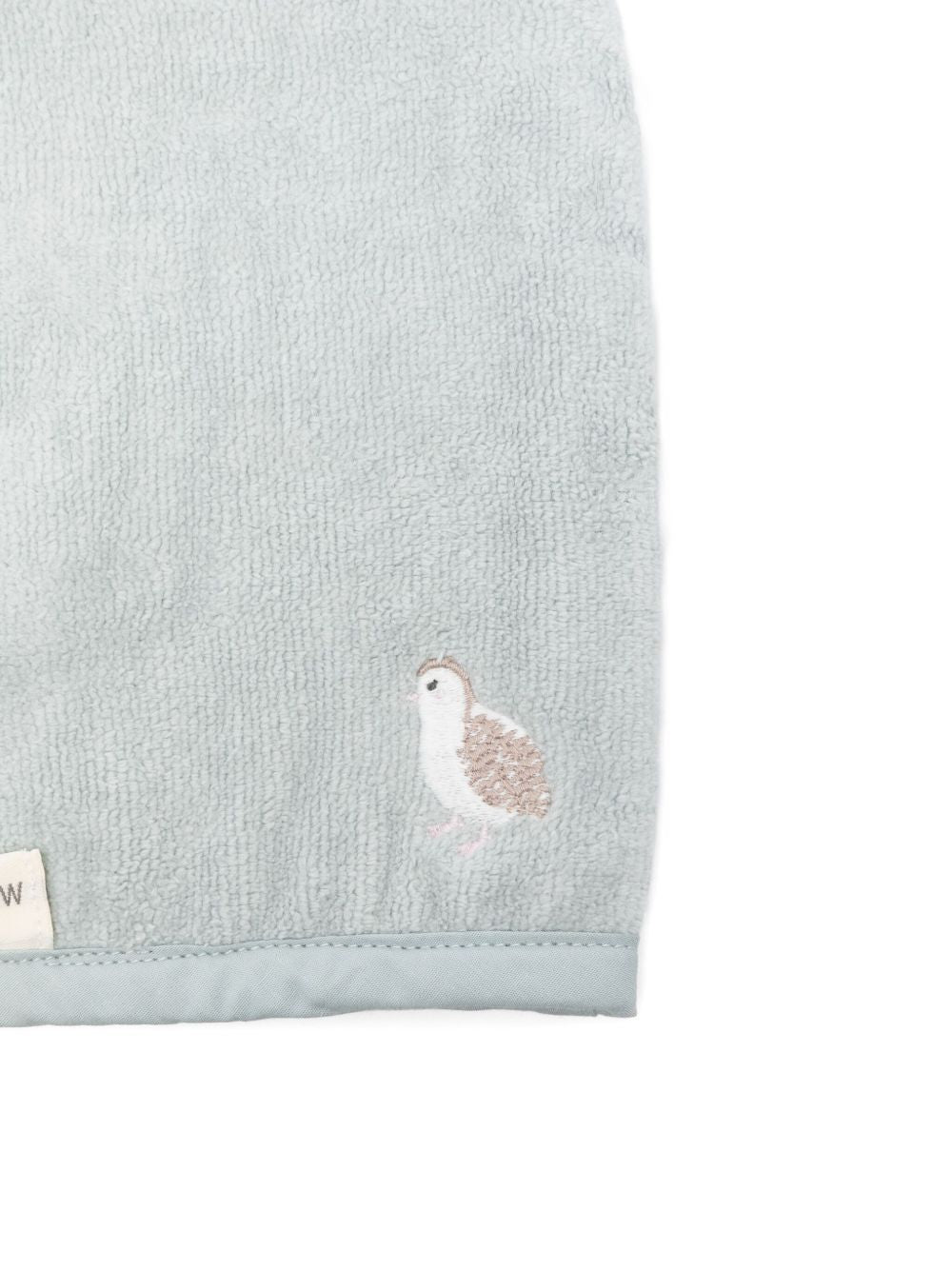 Guanto da bagno per neonati Avery Row azzurro in cotone biologico BMIQUA QUAIL AVERY ROW KIDS 
