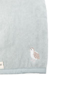 Guanto da bagno per neonati Avery Row azzurro in cotone biologico BMIQUA QUAIL AVERY ROW KIDS 