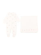 Set tutina e copertina per neonata Avery Row beige con coniglietto ricamato GS3BUN BUNNIES AVERY ROW KIDS 