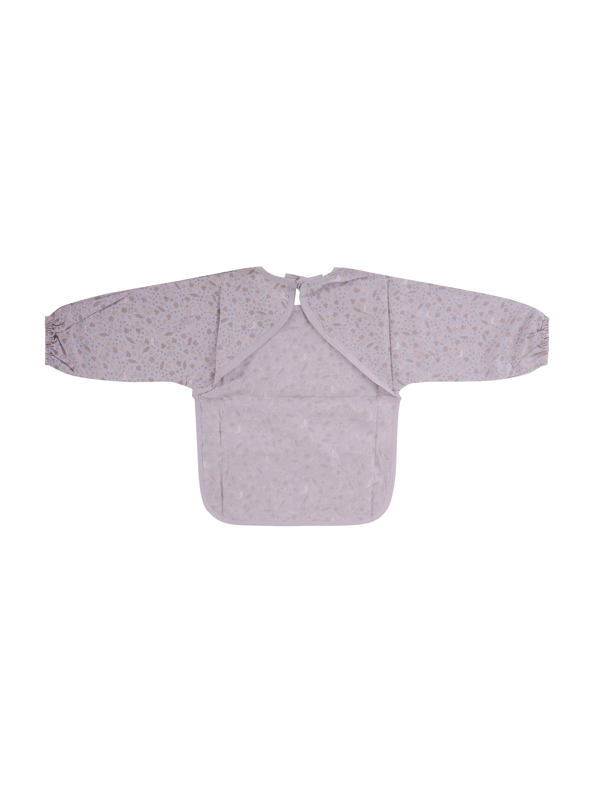 Bavaglino con maniche per neonati Avery Row verde con stampa naturalistica all-over SLBNTR NATURE TRAIL AVERY ROW KIDS 