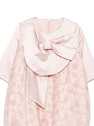 Abito per bambina A'lapage rosa con motivo floreale con rose AL14 ROSA A'LAPAGE KIDS 