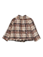 Giacca per bambina A'lapage multicolore con motivo scozzese AL20A RUGGINE A'LAPAGE KIDS 