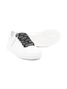 Sneakers per bambino Balmain Kids bianche con lacci logati BX0A26 Z2504 100NE BALMAIN KIDS 