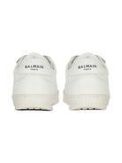 Sneaker monocolore per bambini Balmain Kids bianche con logo BX0Q16 Z1574 100 BALMAIN KIDS 