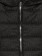 Giubbino per neonato Balmain Kids nero con design trapuntato BX2530 B0092 930 BALMAIN KIDS 