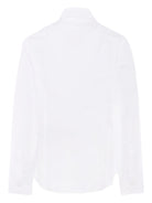Camicia per bambino Balmain Kids bianca con logo ricamato BX5P00 P0536 100BC BALMAIN KIDS 