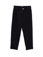 Pantaloni per bambino Balmain Kids blu con logo ricamato BX6P80 I0283 621OR BALMAIN KIDS 
