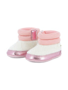 Stivali per neonata Billieblush rosa con bordo metallizzato U21482 Z41 BILLIEBLUSH KIDS 