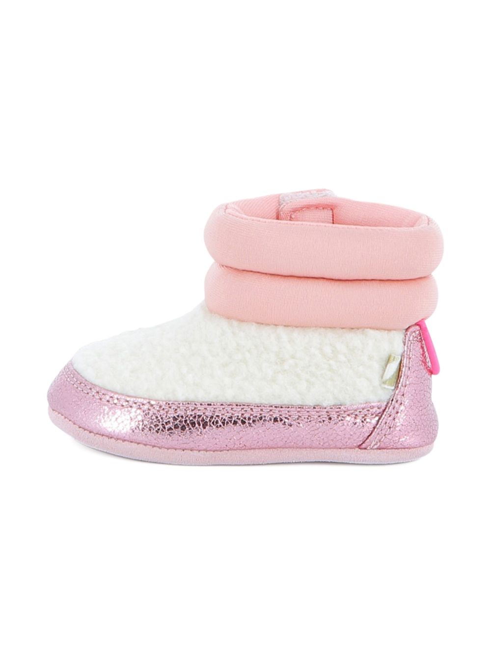Stivali per neonata Billieblush rosa con bordo metallizzato U21482 Z41 BILLIEBLUSH KIDS 