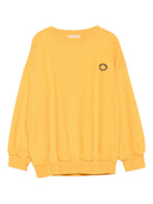 Felpa per bambino Bobo Choses arancione con logo ricamato B225AC033 721 BOBO CHOSES KIDS 