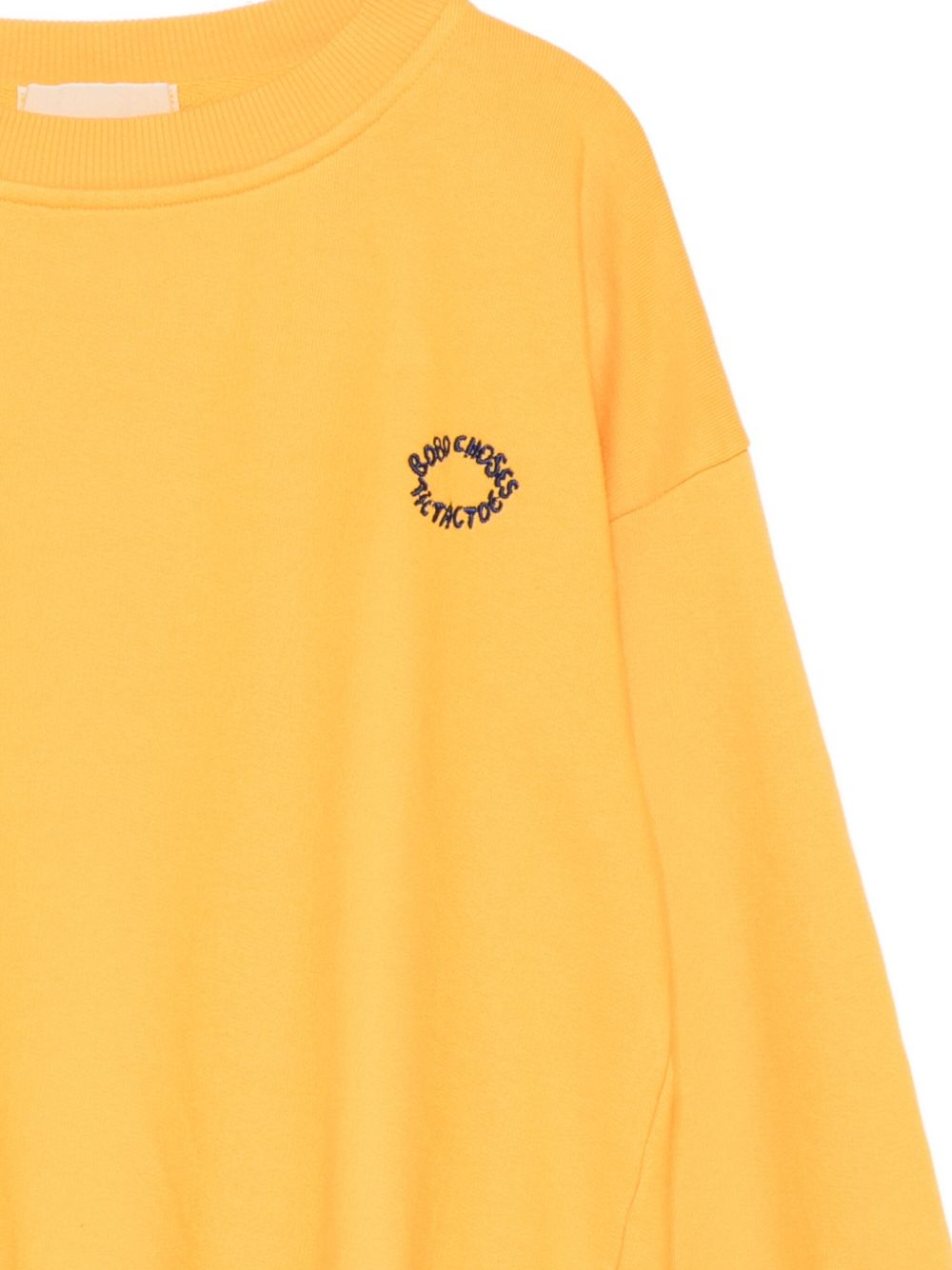 Felpa per bambino Bobo Choses arancione con logo ricamato B225AC033 721 BOBO CHOSES KIDS 