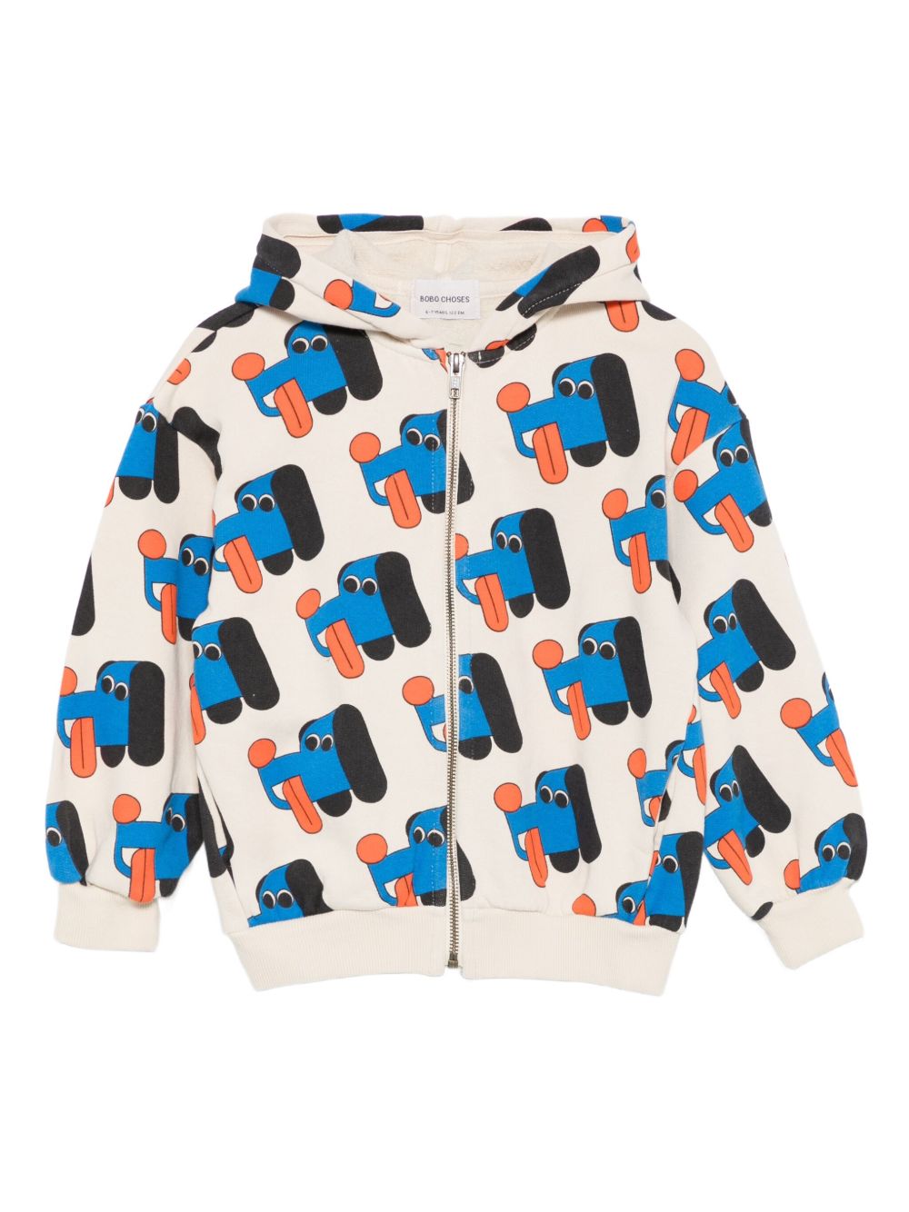 Felpa per bambino Bobo Choses bianco con stampa di cane B225AC049 199 BOBO CHOSES KIDS 