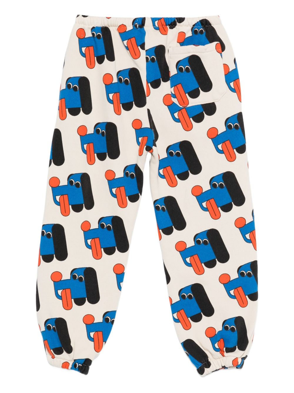 Pantaloni sportivi per bambino Bobo Choses bianco con stampa cane B225AC064 199 BOBO CHOSES KIDS 