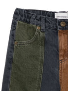 Jeans per bambino Bobo Choses denim con design color-block B225AC078 991 BOBO CHOSES KIDS 