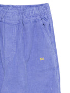 Pantaloni per bambina Bobo Choses viola con logo ricamato B225AC083 551 BOBO CHOSES KIDS 