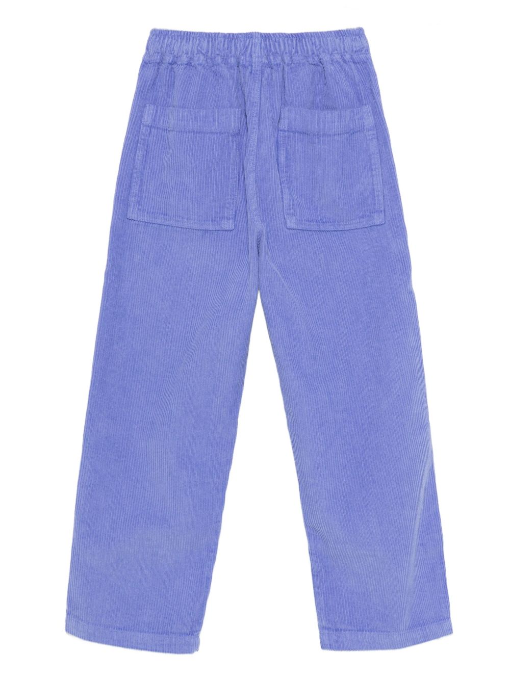 Pantaloni per bambina Bobo Choses viola con logo ricamato B225AC083 551 BOBO CHOSES KIDS 