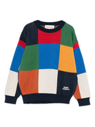 Maglione per bambino Bobo Choses multicolore con logo sul davanti B225AC110 991 BOBO CHOSES KIDS 