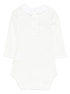 Tutina per neonati Bonpoint bianca con dettagli ricamati N05OUNK00001 002 BONPOINT KIDS 