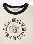 T-shirt per bambino Bonpoint Akiva bianco con stampa sul davanti P05BTSK00001 104 BONPOINT KIDS 
