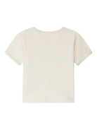 T-shirt per neonata Bonpoint beige con stampa sul davanti P05XTSK00001 104 BONPOINT KIDS 