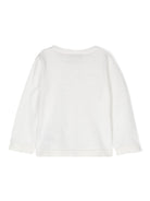 Cardigan per neonata Bonpoint bianco con logo ricamato PEBDA2557CA 102 BONPOINT KIDS 