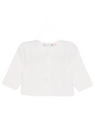 Cardigan per neonata Bonpoint bianco con chiusura con bottoni PEBDA2620CA 002 BONPOINT KIDS 