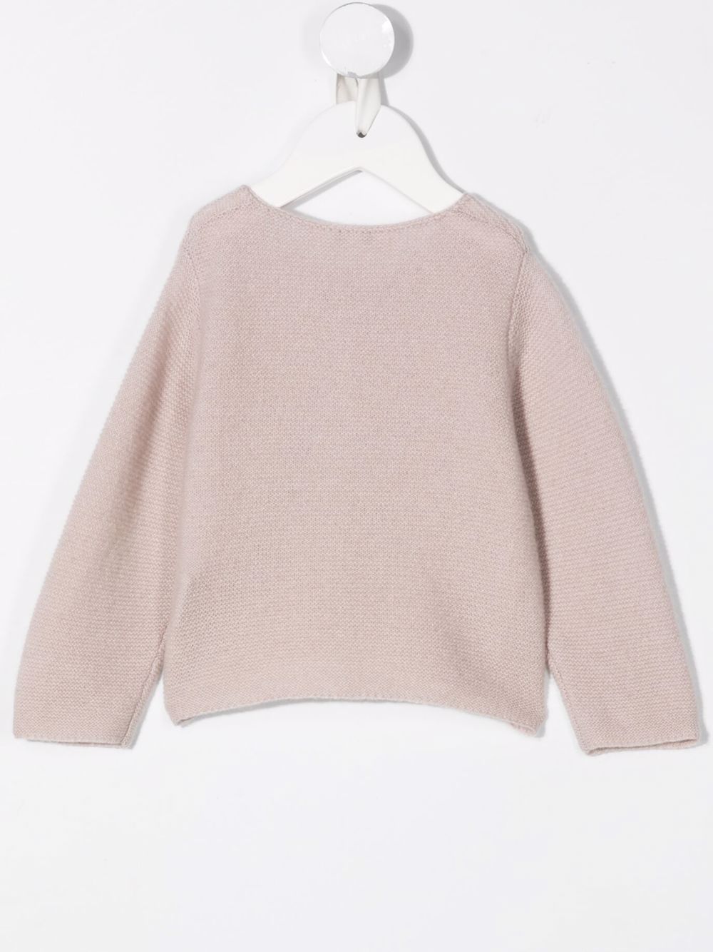 Cardigan per neonata Bonpoint beige con chiusura con bottoni PEBDA2620CA 009B BONPOINT KIDS 