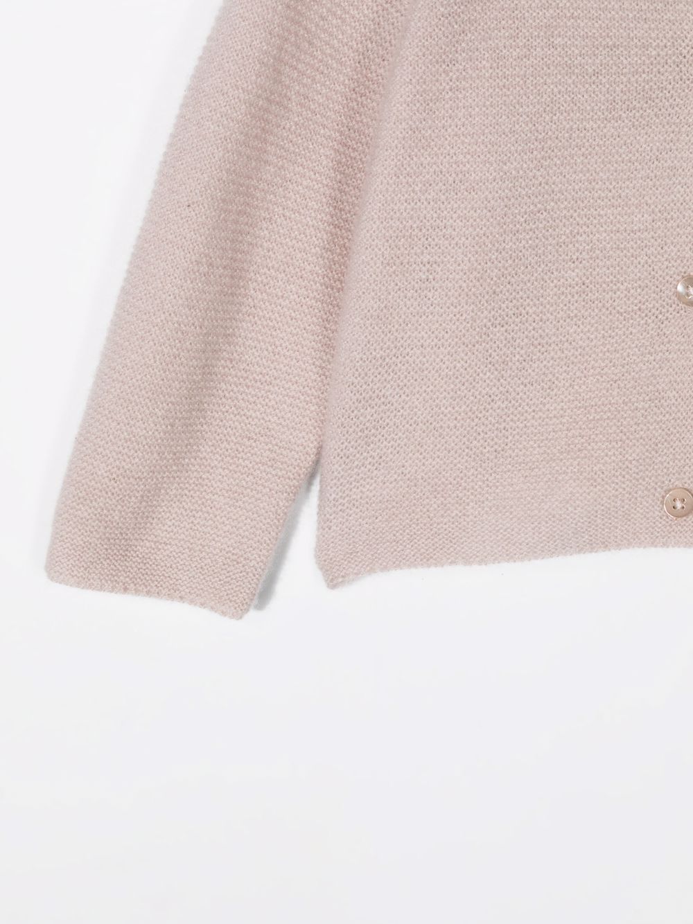 Cardigan per neonata Bonpoint beige con chiusura con bottoni PEBDA2620CA 009B BONPOINT KIDS 