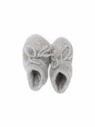 Scarpe primi passi per neonata Bonpoint grigio con fiocco PEBDA2837CH 092 BONPOINT KIDS 