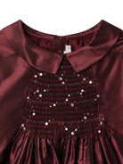 Abito per bambina Bonpoint rosso con maniche a palloncino W05GDRW00002 052B BONPOINT KIDS 