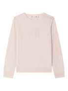 Maglione per bambina Bonpoint rosa con decorazione W05GJUK00012 123A BONPOINT KIDS 