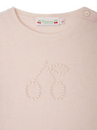 Maglione per bambina Bonpoint rosa con decorazione W05GJUK00012 123A BONPOINT KIDS 