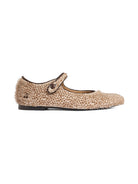 Ballerine per bambina Bonpoint marrone con motivo a pois W05GSOL00001 765 BONPOINT KIDS 