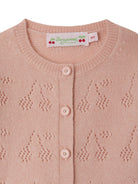Cardigan per neonata Bonpoint rosa con bottoni W05XCAK00003 023 BONPOINT KIDS 