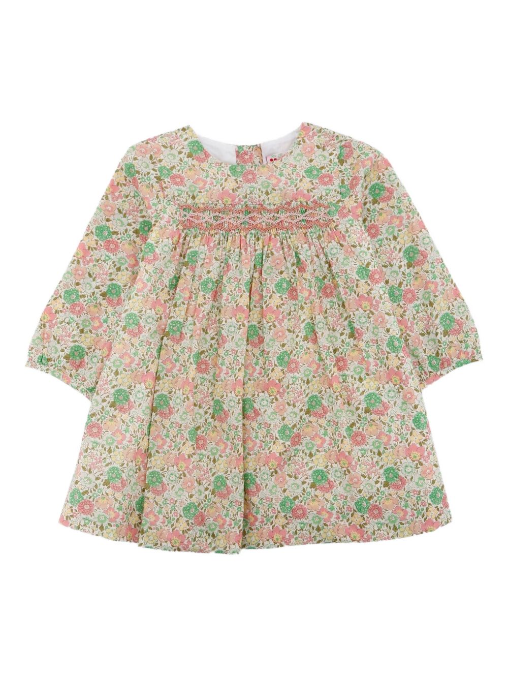 Abito per neonata Bonpoint multicolore con stampa a fiori W05XDRW00002 521 BONPOINT KIDS 