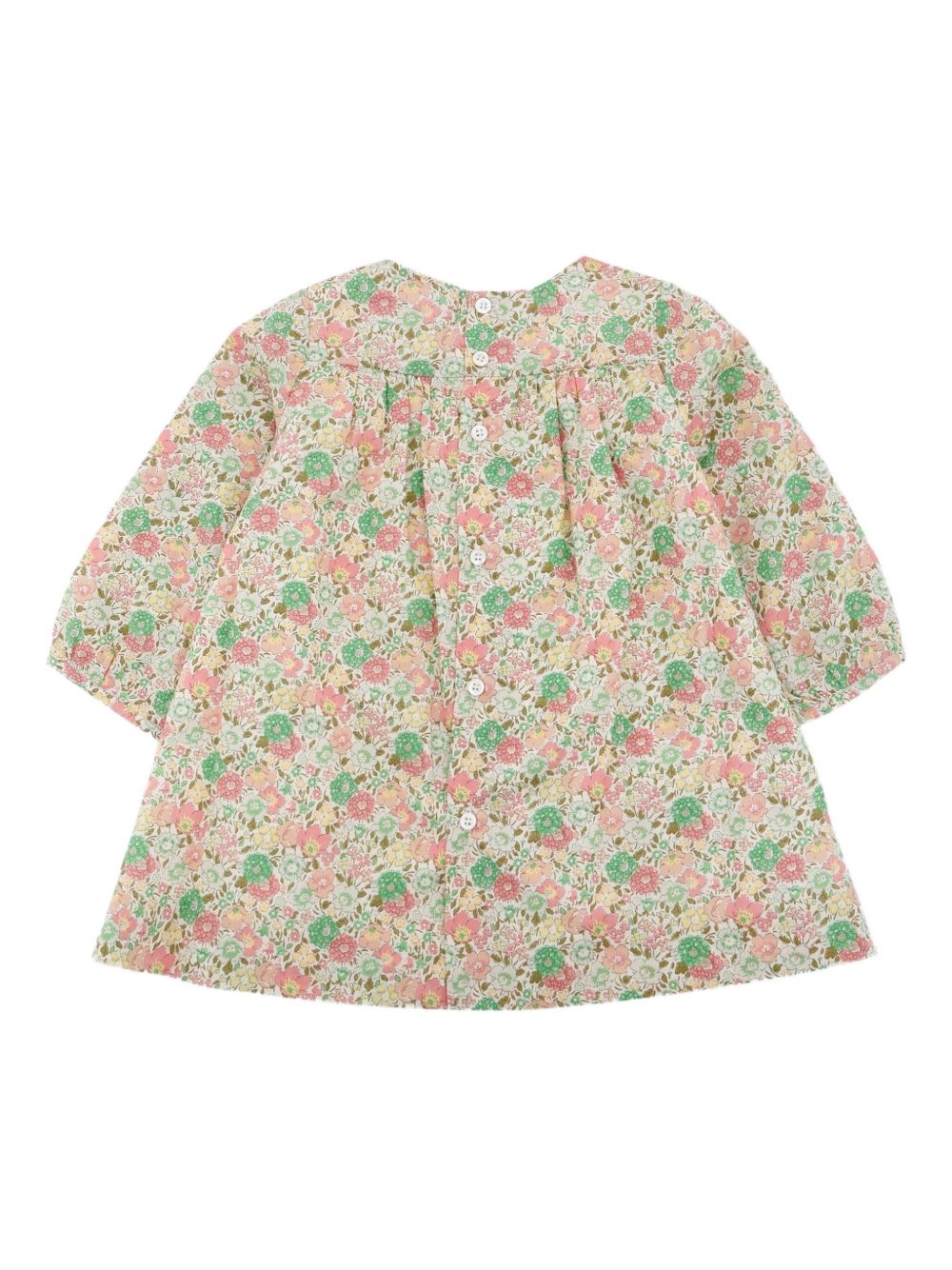 Abito per neonata Bonpoint multicolore con stampa a fiori W05XDRW00002 521 BONPOINT KIDS 