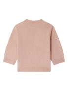 Maglione per neonata Bonpoint rosa con decorazione W05XJUK00002 023 BONPOINT KIDS 