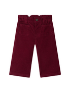 Pantaloni Bellino per neonata Bonpoint rossi con tasche applicate W05XPAW00001 053 BONPOINT KIDS 