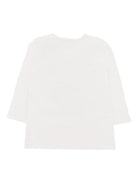 T-shirt per neonata Bonpoint bianca a maniche lunghe W05XTSK00003 103 BONPOINT KIDS 