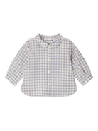 Camicia per neonato Bonpoint bianco con motivo a quadri W05YSHW00003 374C BONPOINT KIDS 