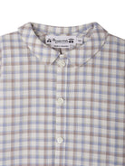 Camicia per neonato Bonpoint bianco con motivo a quadri W05YSHW00003 374C BONPOINT KIDS 